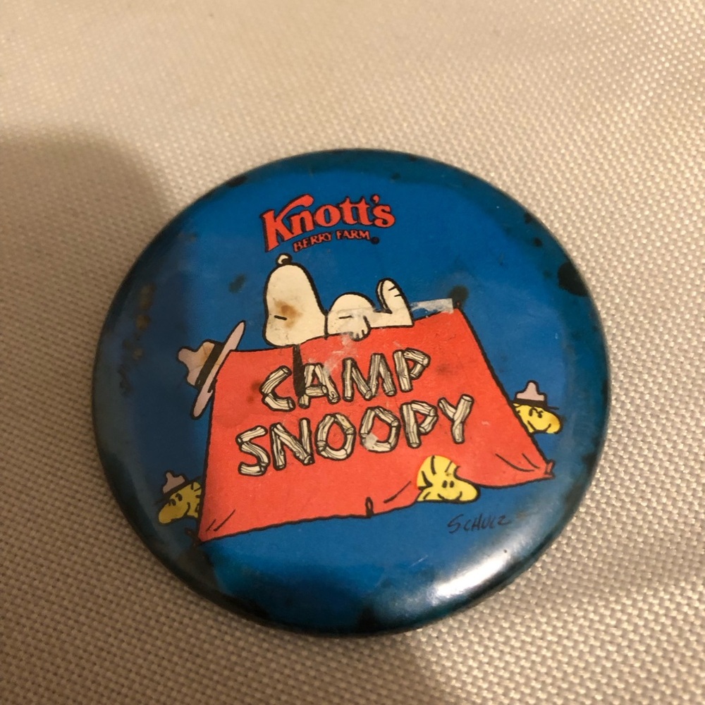 Knott's Berry Farm Camp Snoopy Button- $15 or $12 w/offer